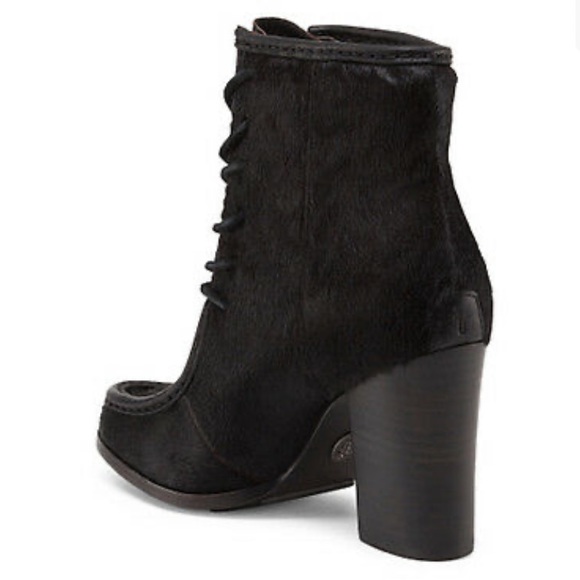 FRYE Black Suede Parker Moccasin Boot Size 6 - Picture 2 of 8